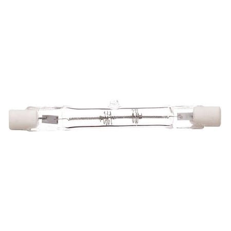 Satco 150W T3 Halogen Light Bulb - Double Ended Recessed Single Contact Base - Clear Finish S3423